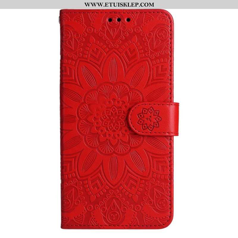 Etui Na Telefon Pokrowce do Xiaomi 12T / 12T Pro Słonecznik Z Smyczą